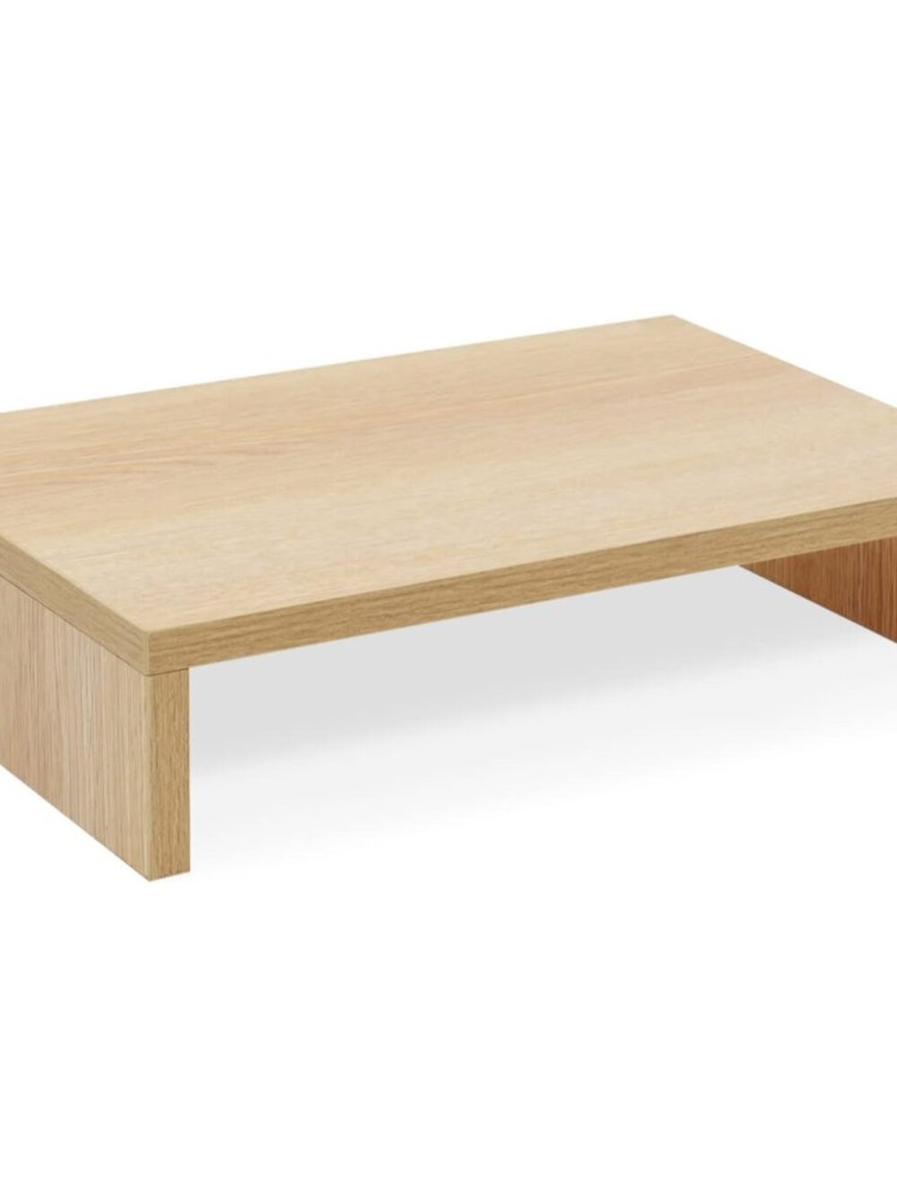 Wood Monitor Stand Riser for Desk - 14.2 inch, Small Laptop Stand